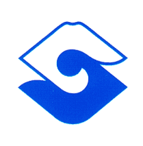 Emblème de la ville de Shizuoka (entremêlant le mont Fuji et l'Océan Pacifique) {GIF}
